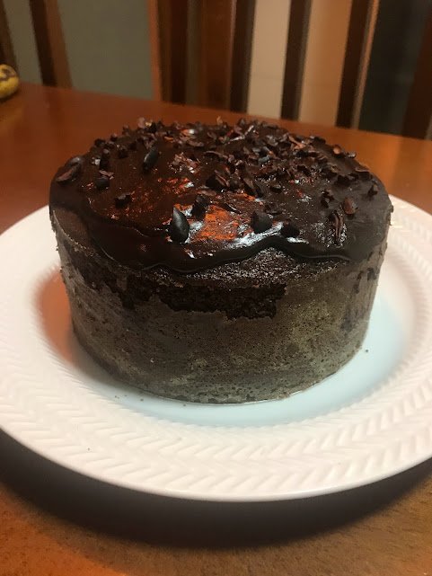 Bolo de chocolate que não inflama